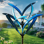 Blue Magnolia Wind Spinner