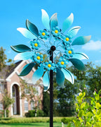 Azure Ripple Wind Spinner