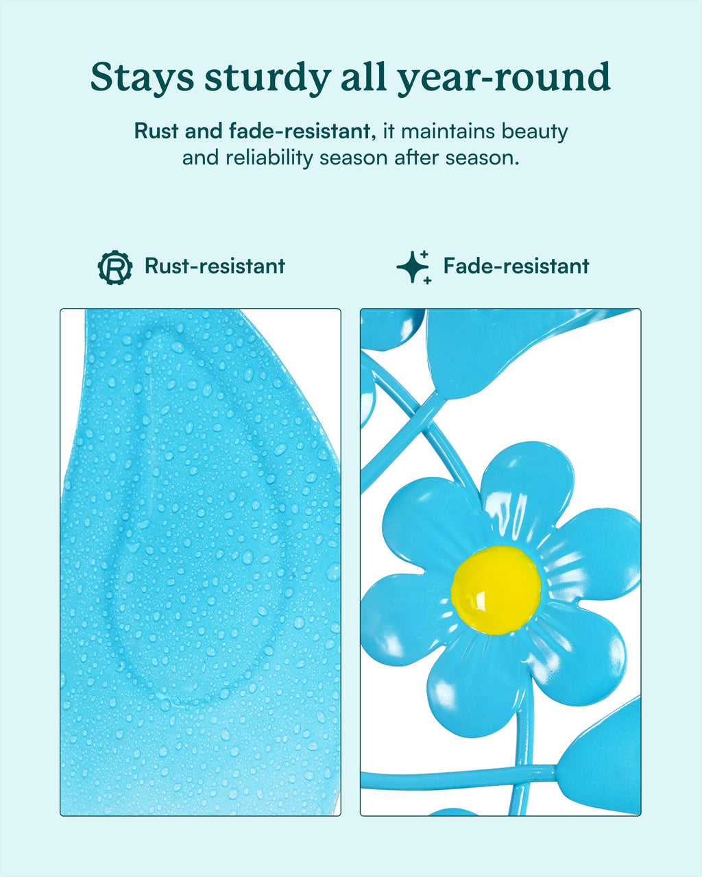 Azure Ripple Wind Spinner