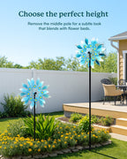 Azure Ripple Wind Spinner