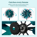 Neon Blossom Wind Spinner