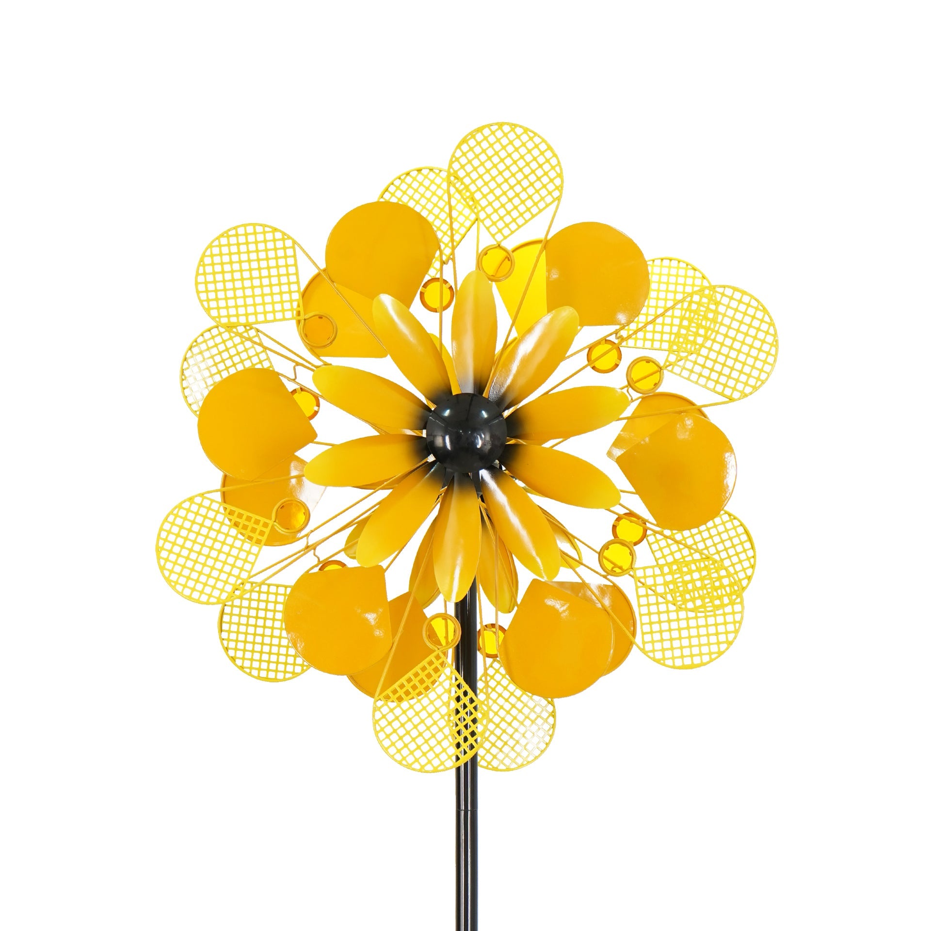 Fireworks Daisy Solar Wind Spinner