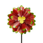 Radiant Dahlia Solar Wind Spinner