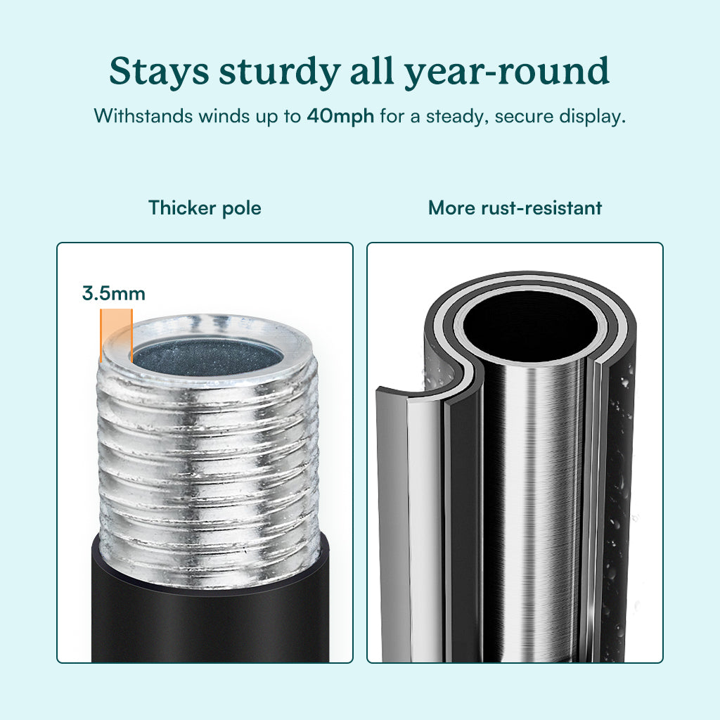 Wind Spinner Extension Pole- 22mm diameter