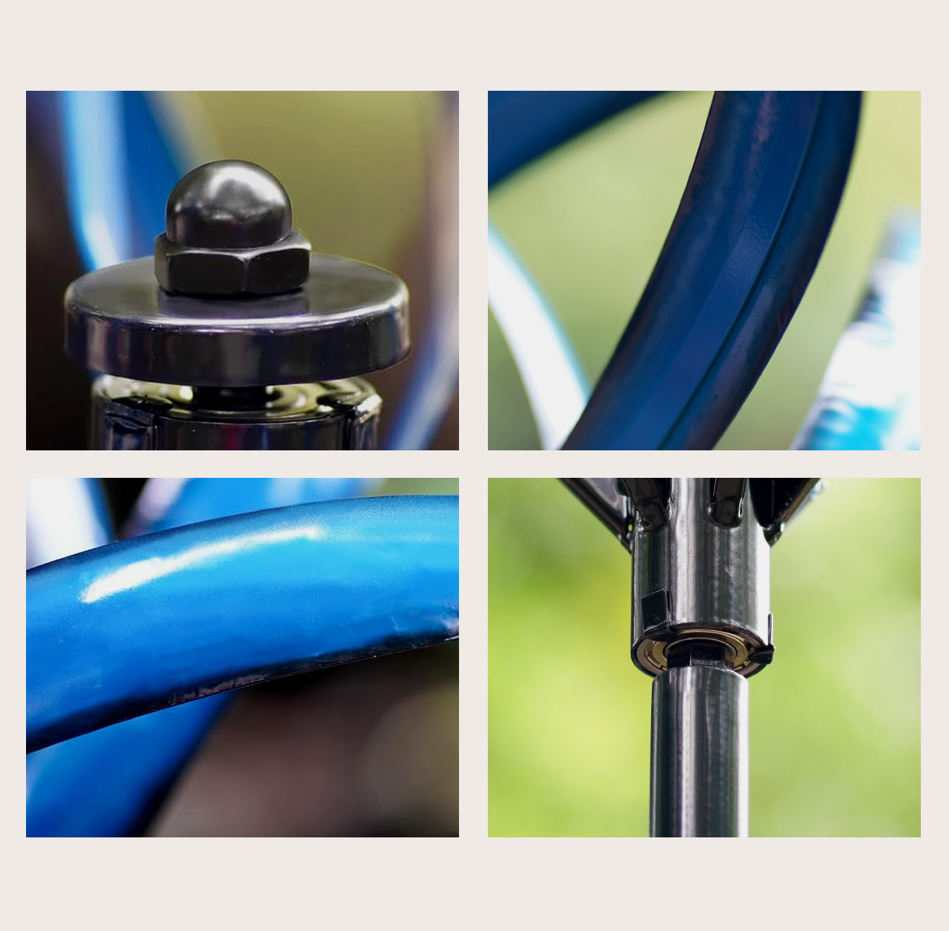 Blue Magnolia Wind Spinner