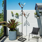 Metal Square Base for 22mm/19mm Calibre Wind Spinners