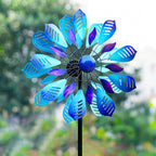 Peacock Feather Wind Spinner