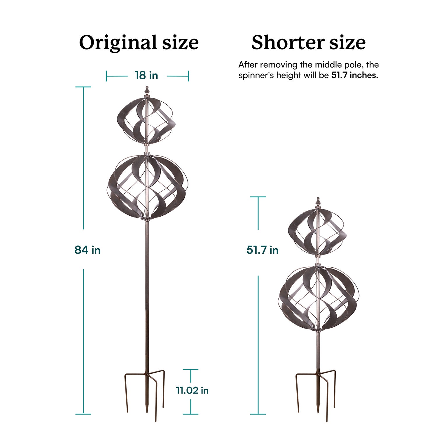 Dual Global Wind Spinner