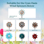 Wind Spinner Replacement Poles- 5/8 inch diameter (φ16mm)