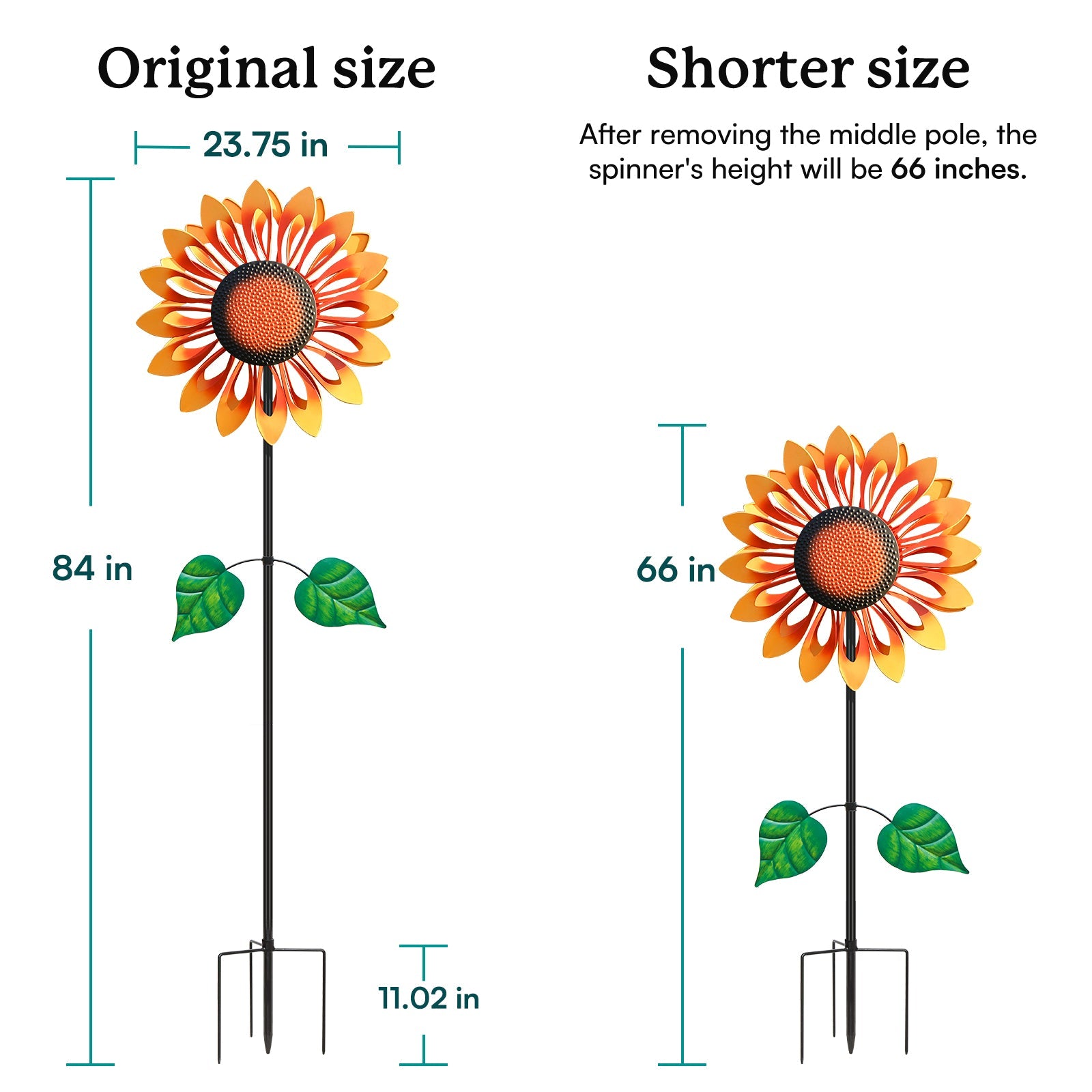 Sunny Sunflower Wind Spinner