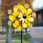 Fireworks Daisy Solar Wind Spinner