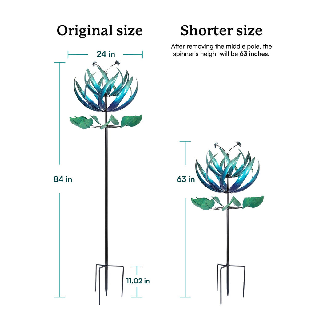 Dawn Flower Wind Spinner
