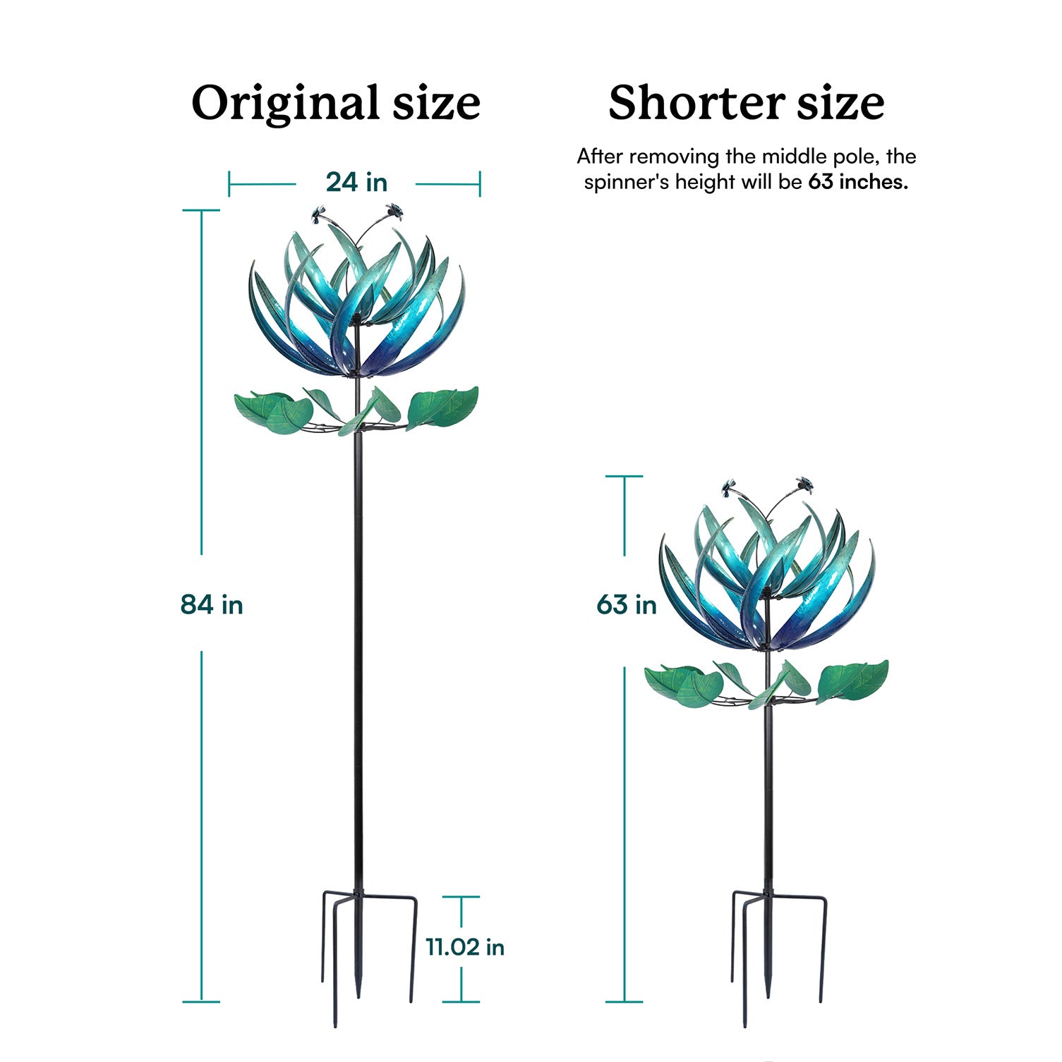 Dawn Flower Wind Spinner