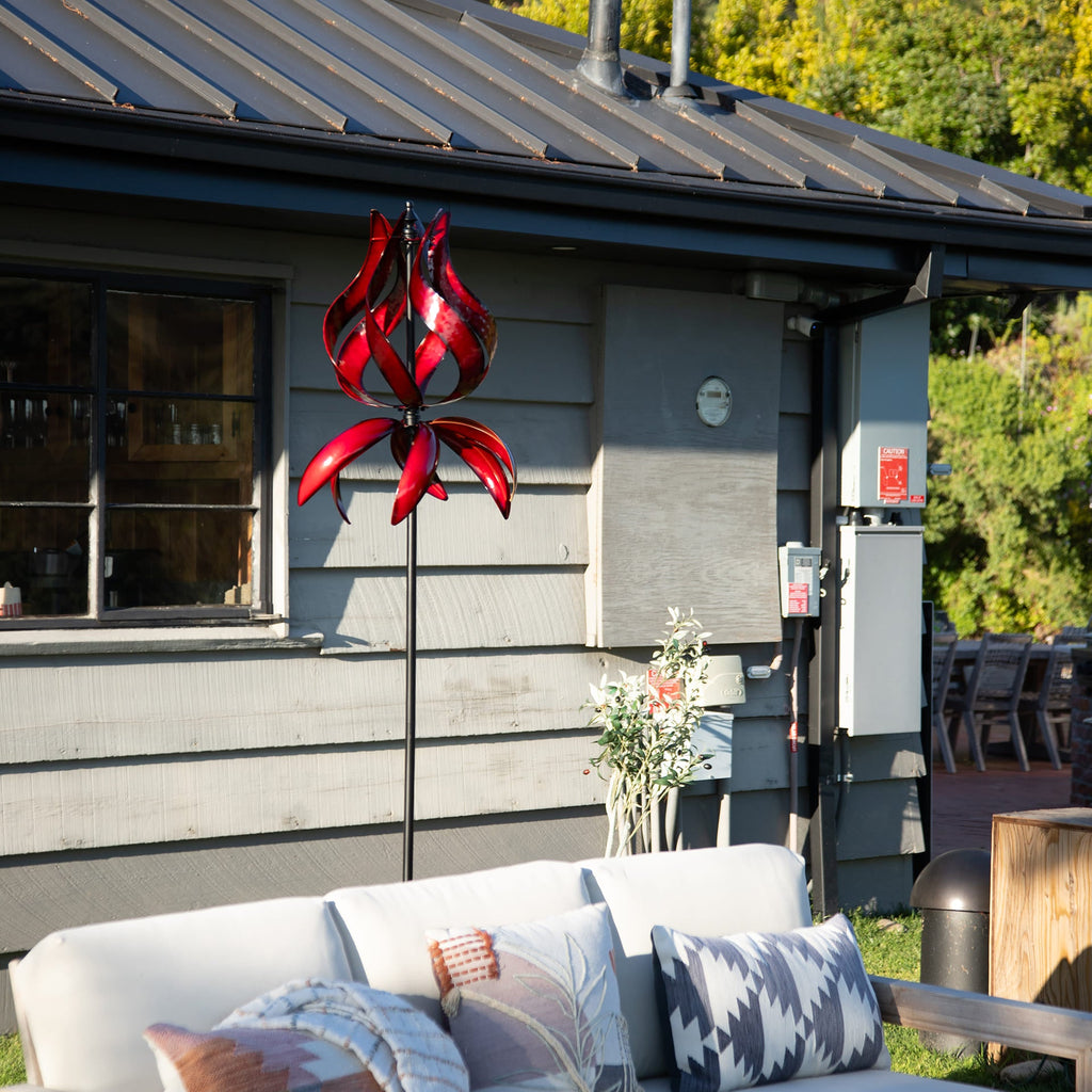 Kinetic Tulip Wind Spinner