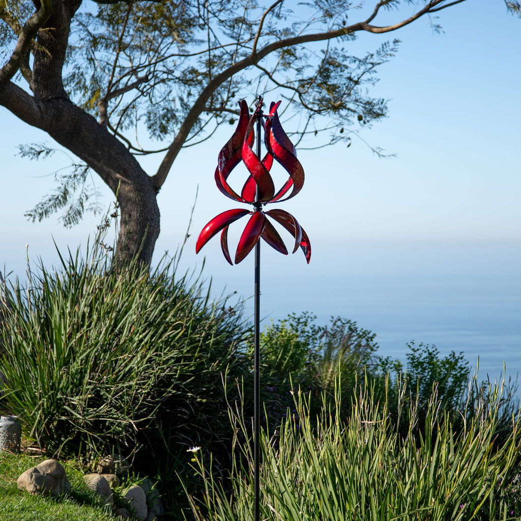 Kinetic Tulip Wind Spinner