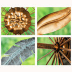 Sunburst Feather Solar Wind Spinner