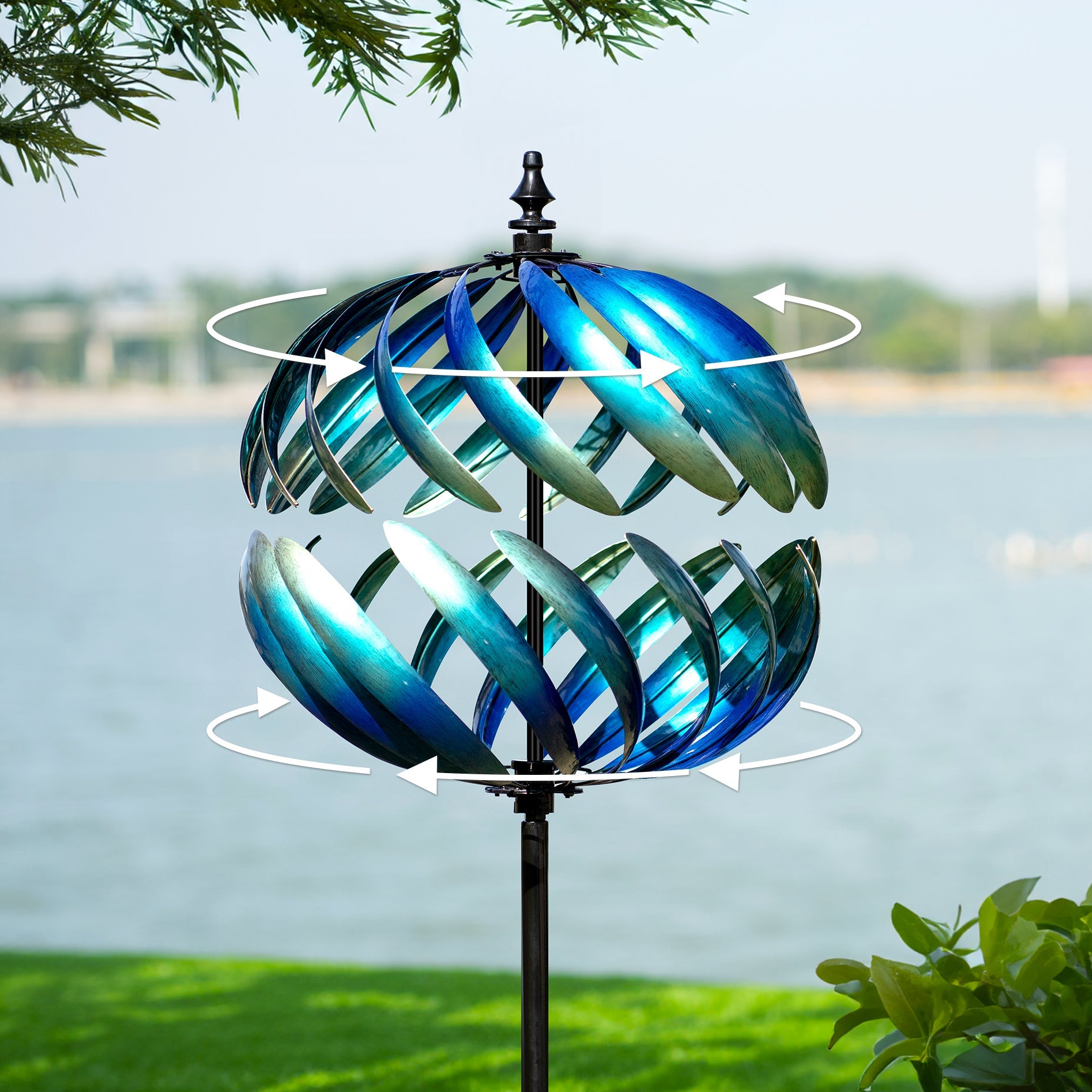 Dawn Globe Wind Spinner