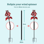 Wind Spinner Extension Pole- 22mm diameter