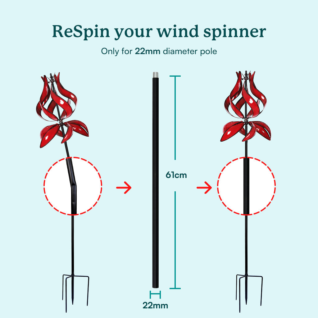 Wind Spinner Extension Pole- 22mm diameter