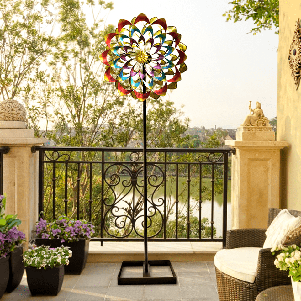 Metal Square Base for 22mm/19mm Calibre Wind Spinners