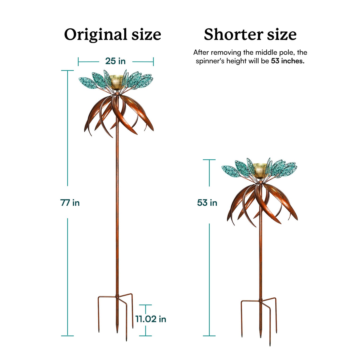 Aria Flutter Solar Wind Spinner