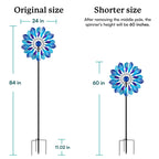 Peacock Feather Wind Spinner