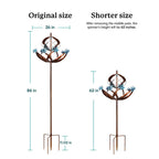 Globe Flower Wind Spinner