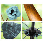 Copper Flower Wind Spinner