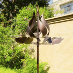 Copper Tulip Wind Spinner