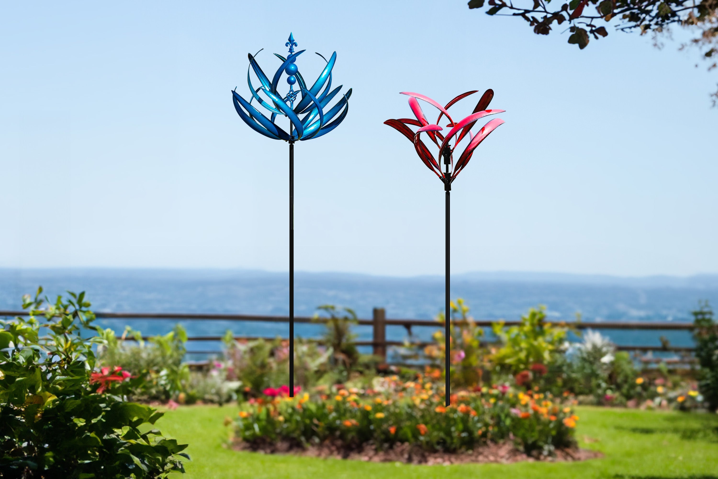 Blue Lotus & Crimson Magnolia