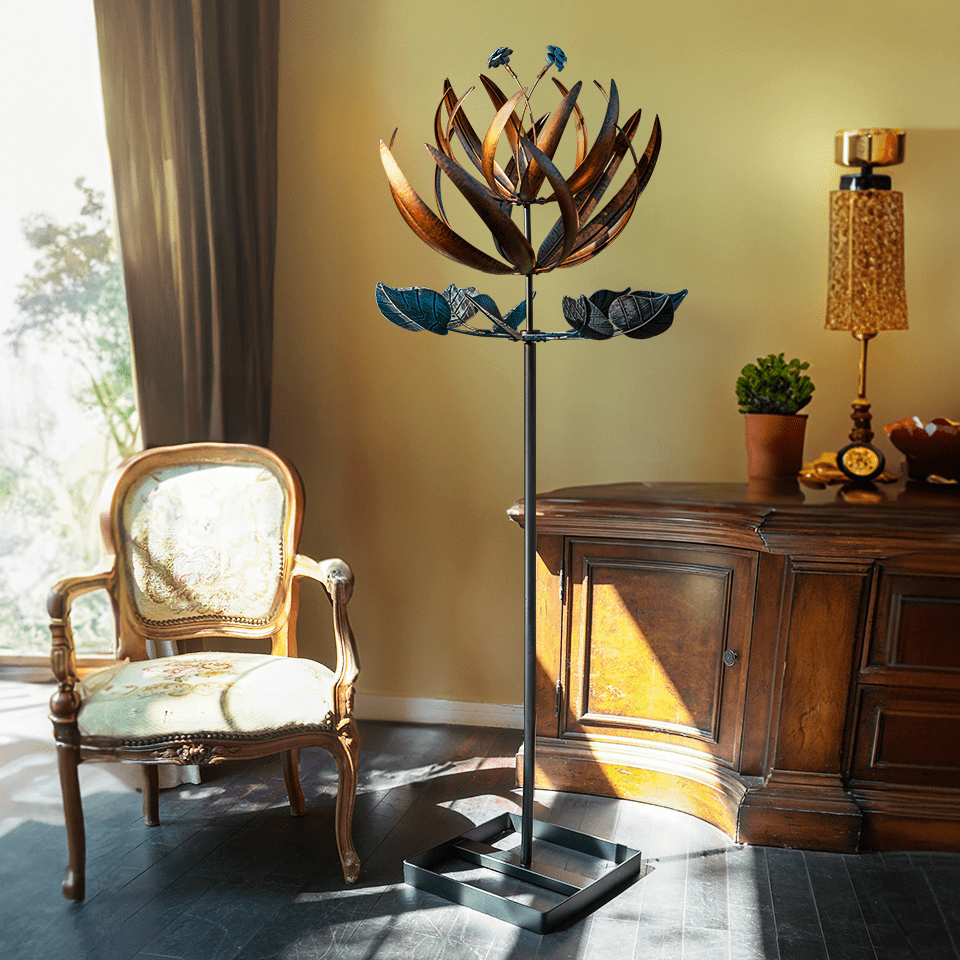 Metal Square Base for 22mm/19mm Calibre Wind Spinners