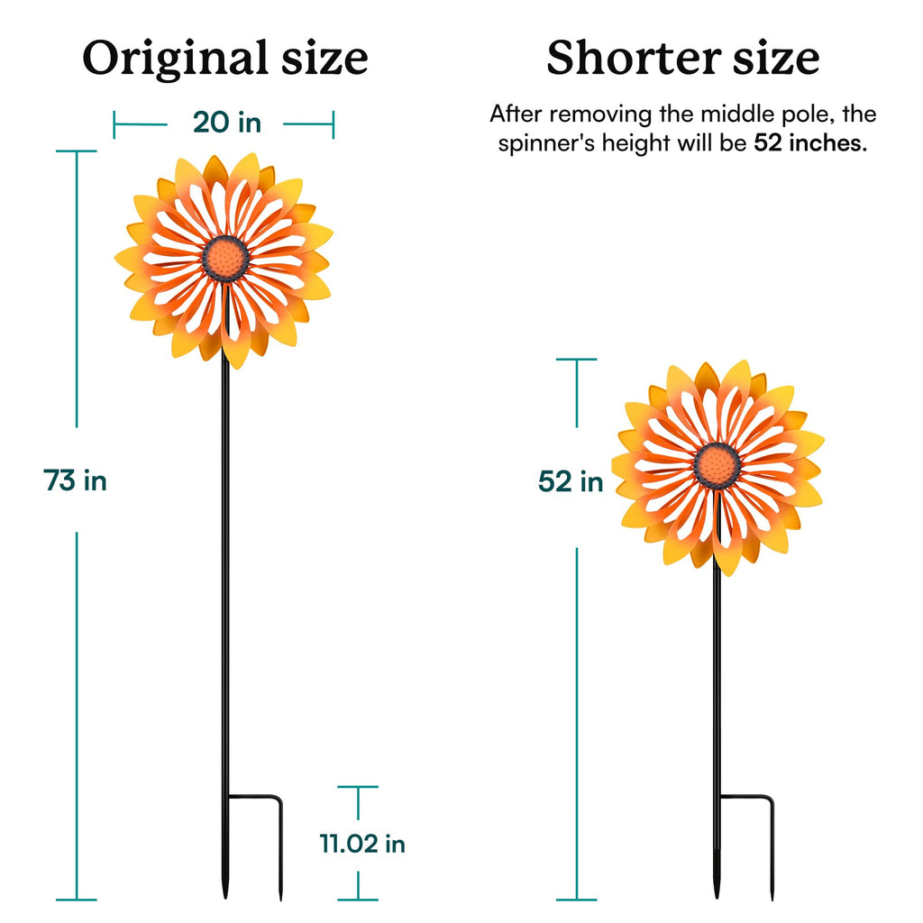 Sunny Daisy Wind Spinner