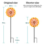 Sunny Daisy Wind Spinner