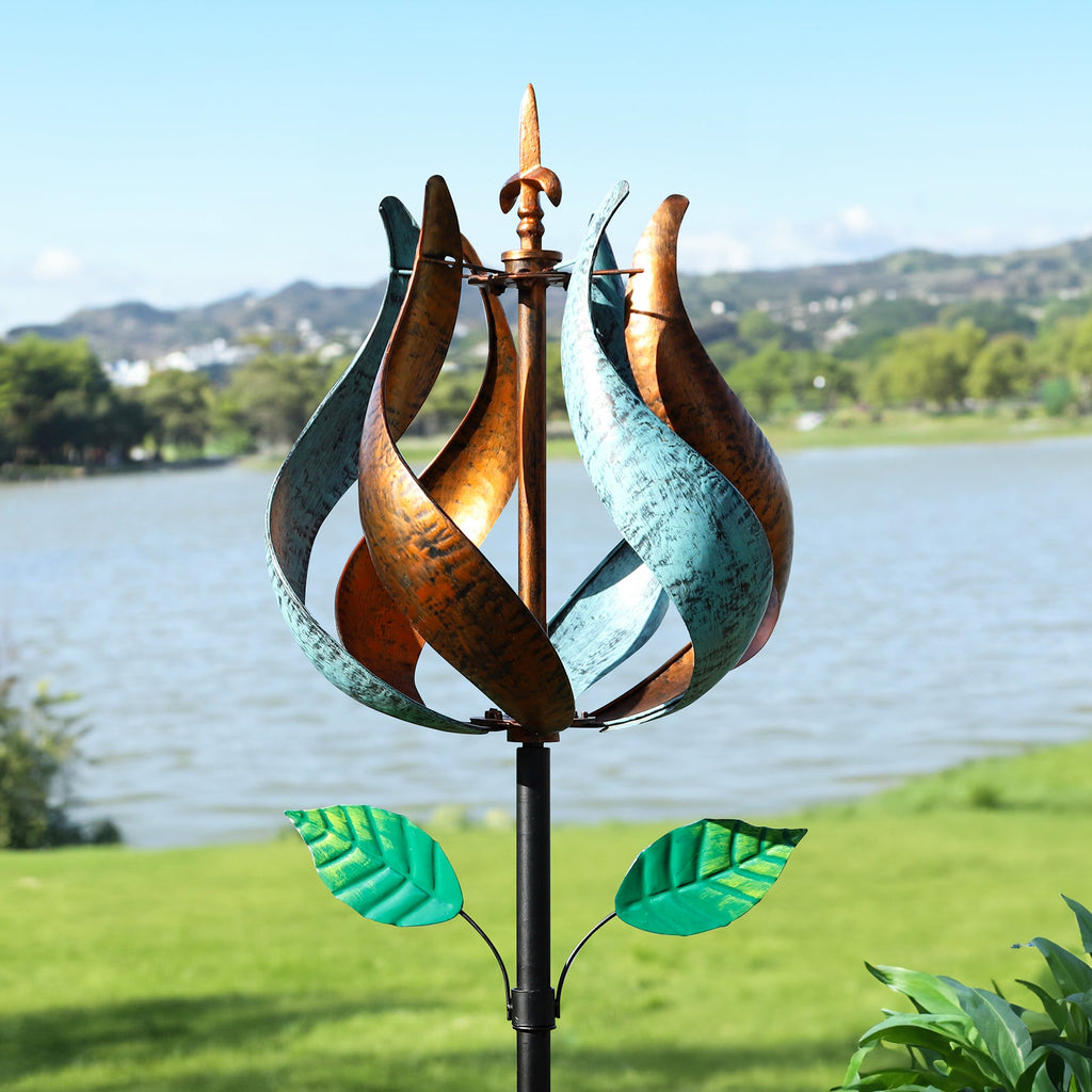 Vintage Tulip Wind Spinner