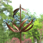 Globe Flower Wind Spinner
